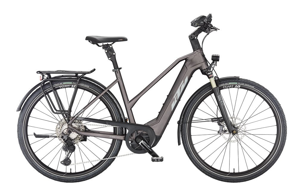 KTM MACINA STYLE 710 Trapez 750 vlierbes mat (grijs+oranje)