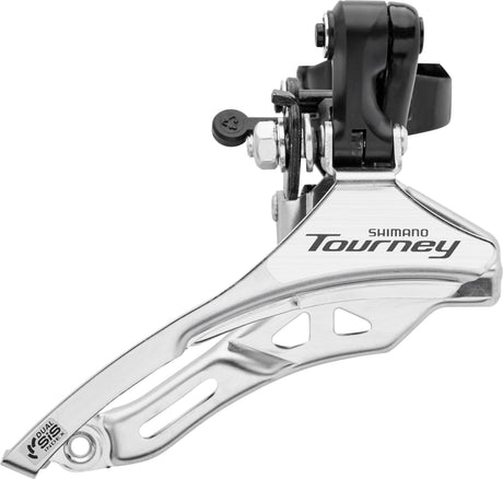 Shimano Tourney FD-TY300 Voorderailleur Klem Hoog 3x6-/7-speed Top Pull zwart/zilver