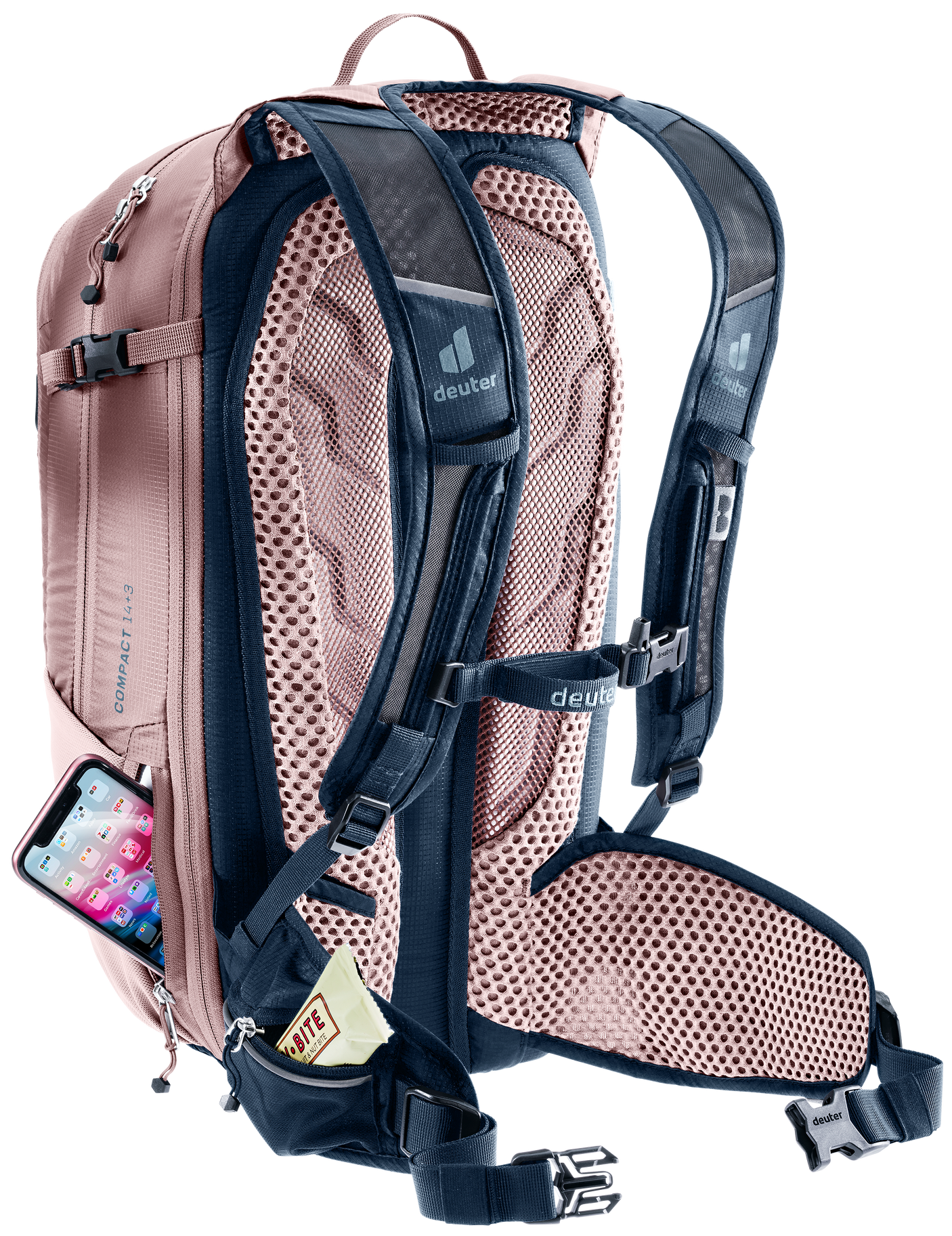 deuter Compact 14+3 fietsrugzak ink-ashrose