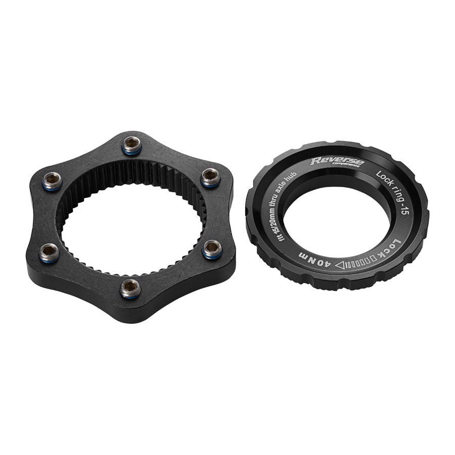 Reverse Centerlock adapter zwart