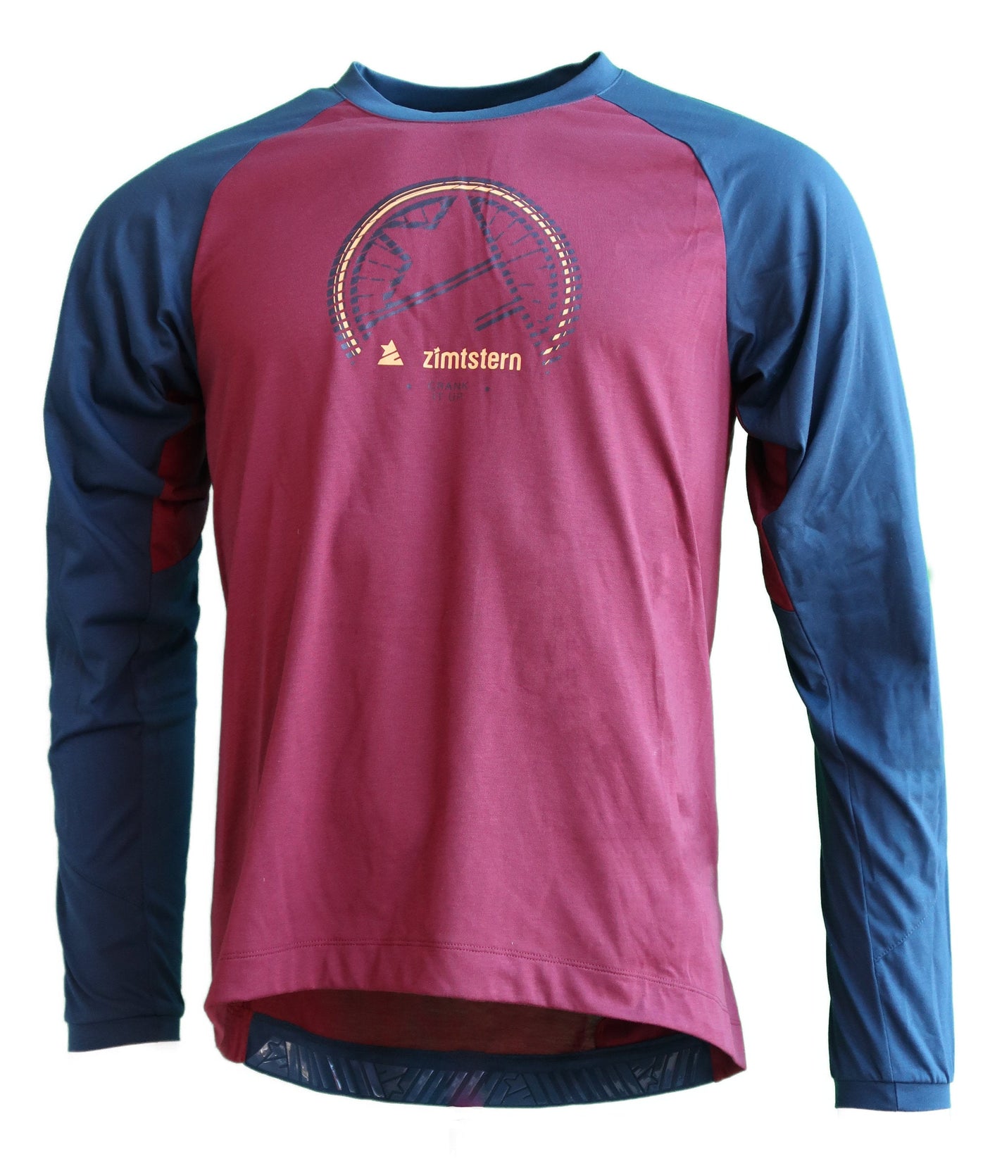 Zimtstern PureFlowz Shirt LS Heren Windsor Wine/French Navy