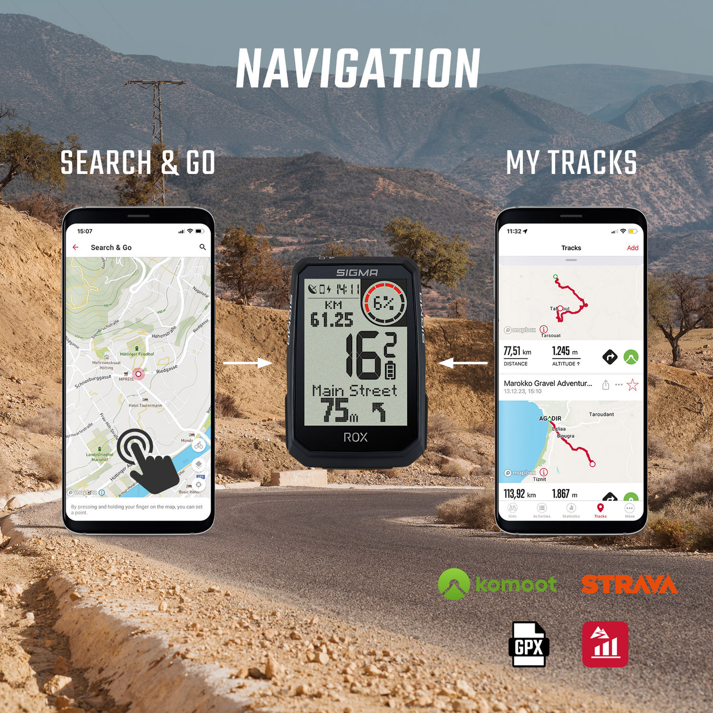 Sigma ROX 4.0 Endurance navigatiecomputer zwart