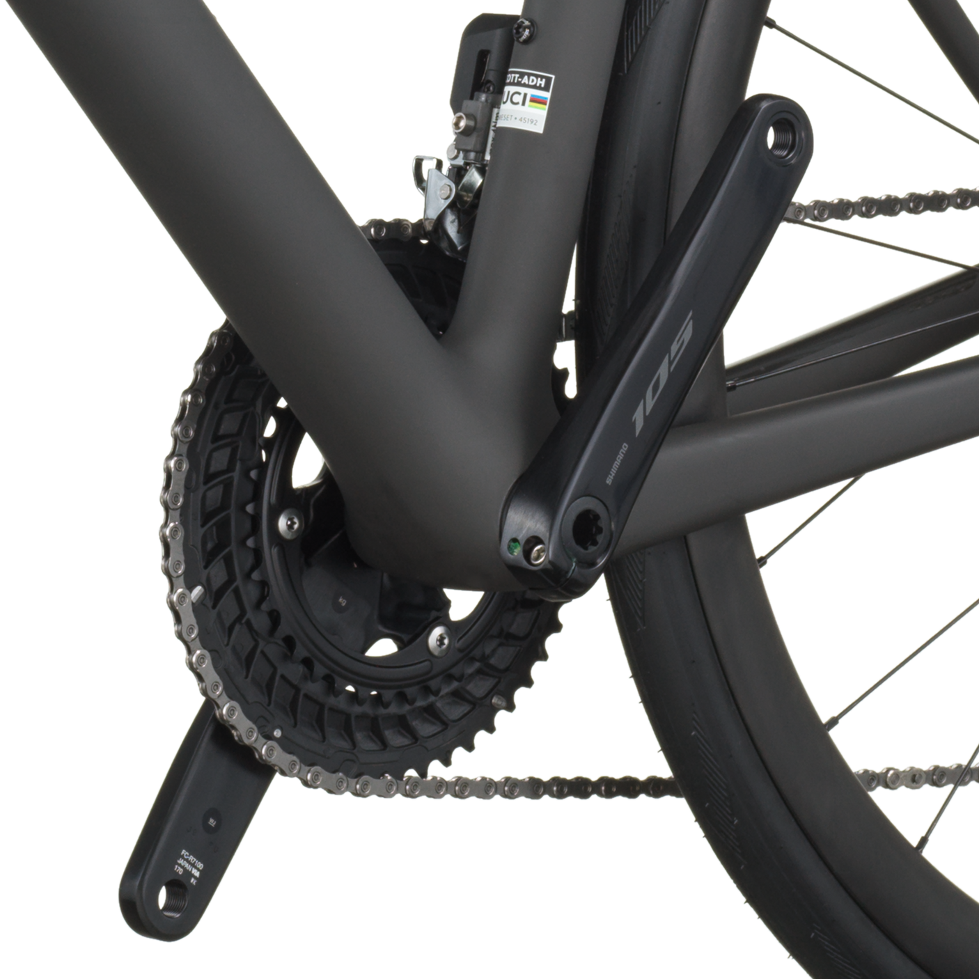 Scott Addict RC 30 bevroren groen/carbon zwart