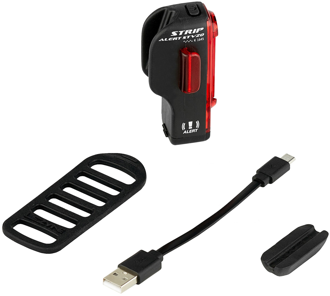 Lezyne Strip Alert achterlicht rood
