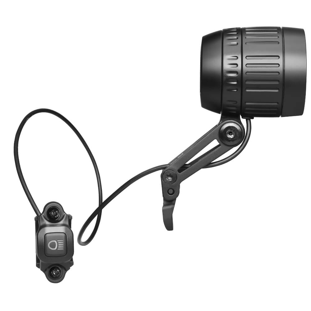 Busch + Müller Lumotec IQ-XM E Highbeam grootlicht voor e-bikes zwart