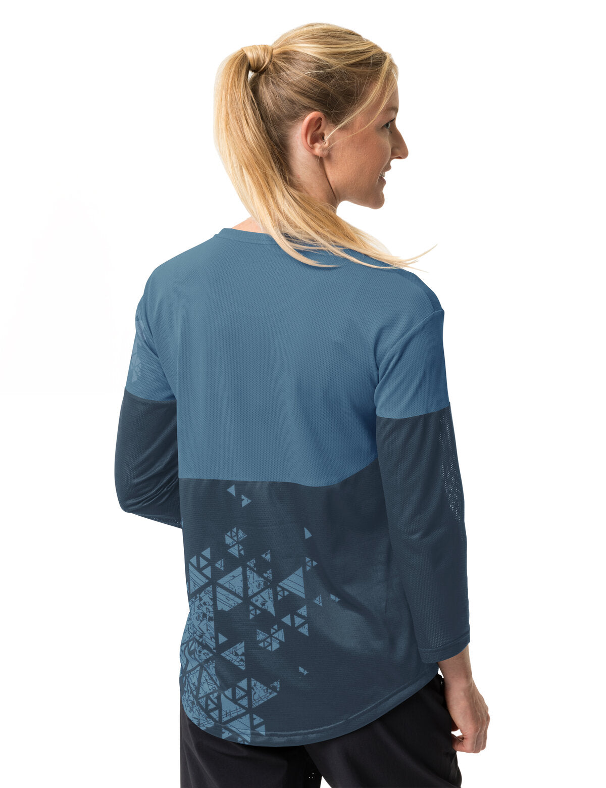 VAUDE Moab V Lange mouw T-shirt Dames blauw