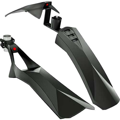 Hebie Viper X Stealth spatbordset 26-29" zwart