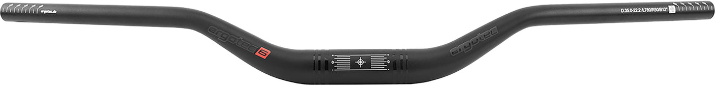 Humpert Ergotec Riser 50 Stuur Ø35mm 12° zwart