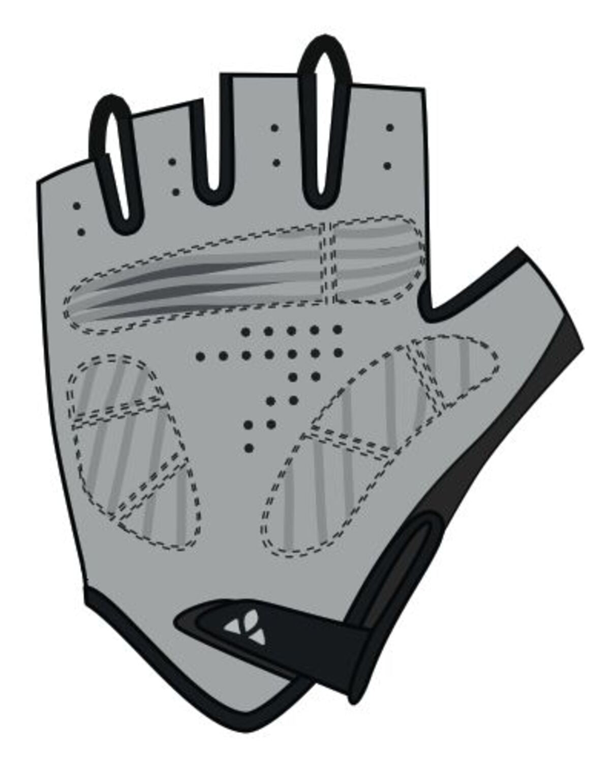 VAUDE Advanced Gloves II Dames zwart