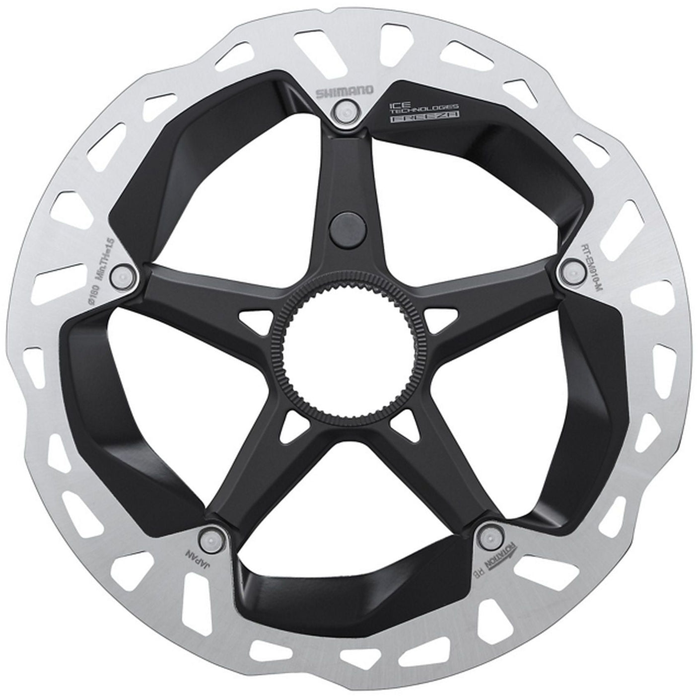 Shimano RT-EM910 Ice-Tech remschijf Center Lock voor STEPS