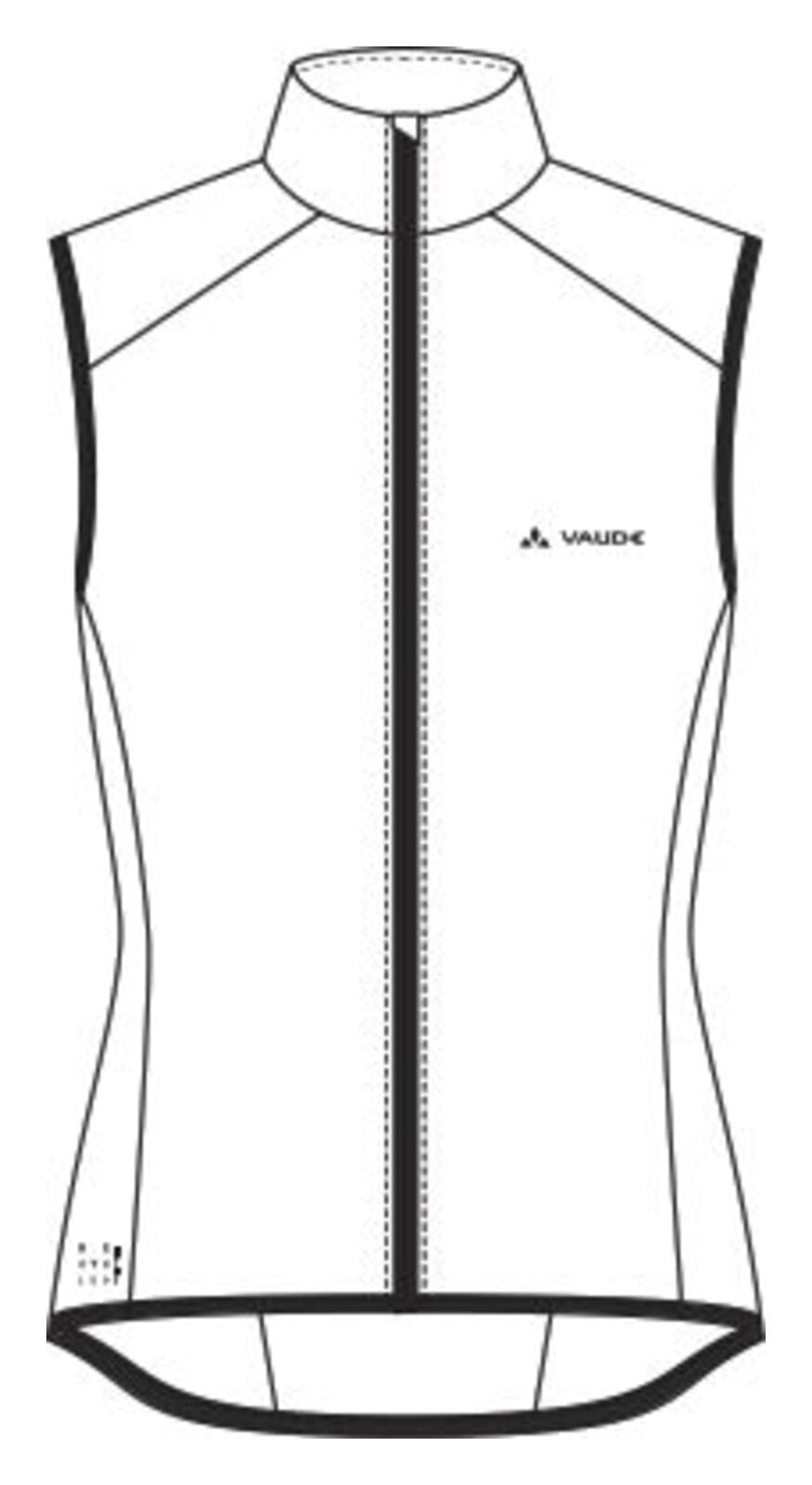 VAUDE Matera Air Damesbodywarmer wit