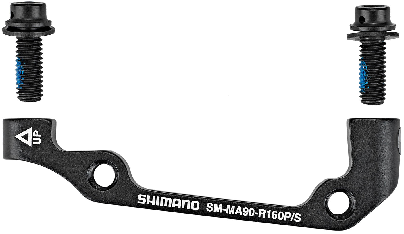 Shimano SM-MA90 PM/IS Adapter Achter 160mm zwart