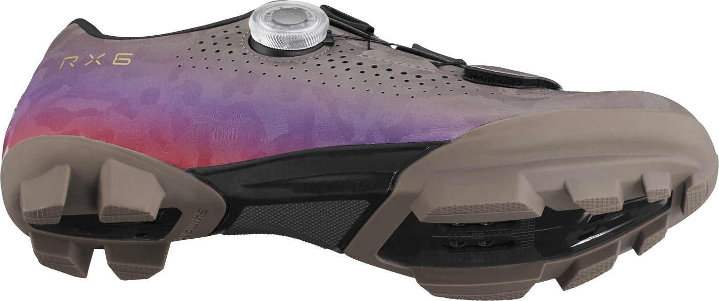 Shimano RX600W Gravel-schoenen Dames grijs/paars