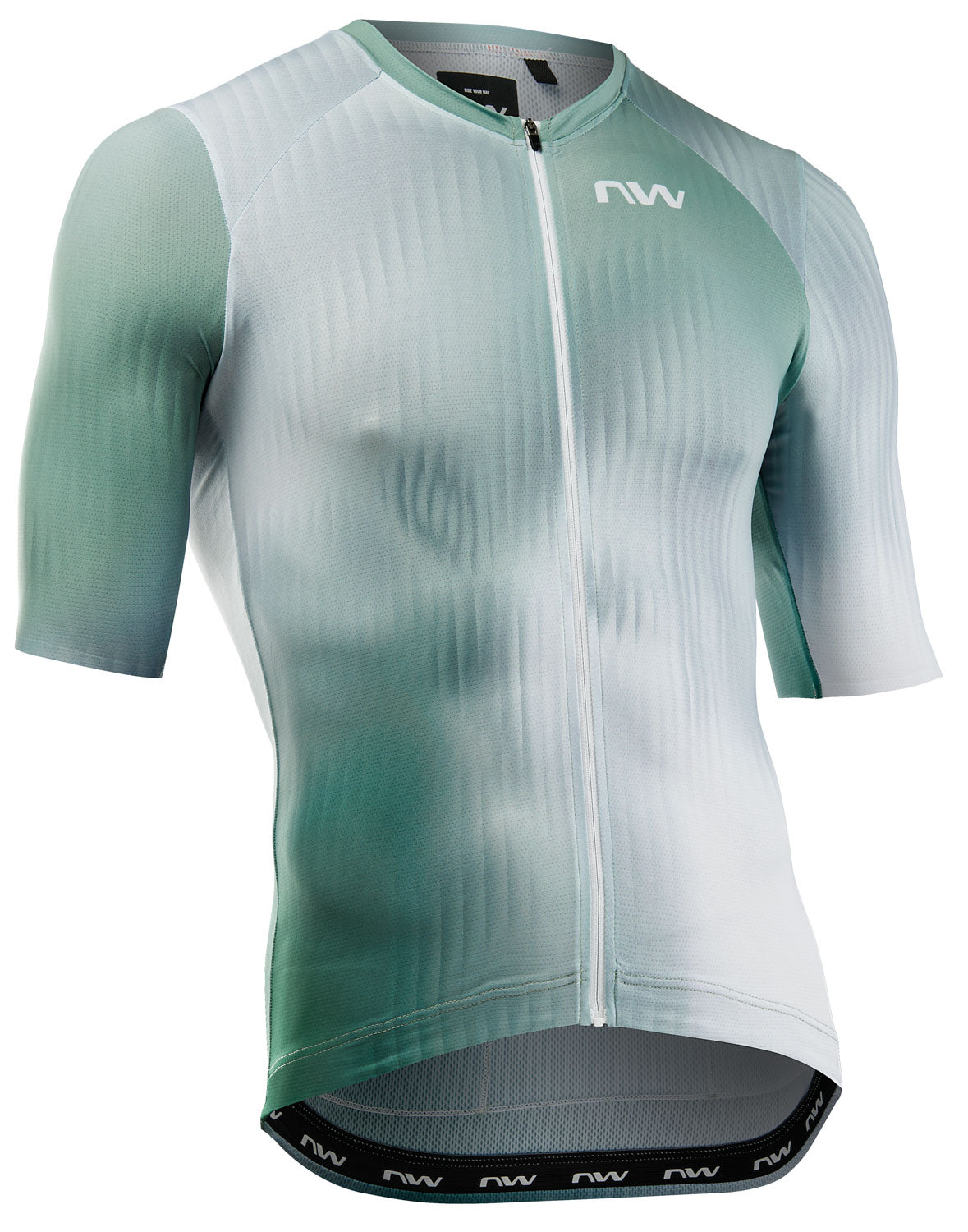 Northwave Blade Jersey Korte Mouw Wit/Wiergroen