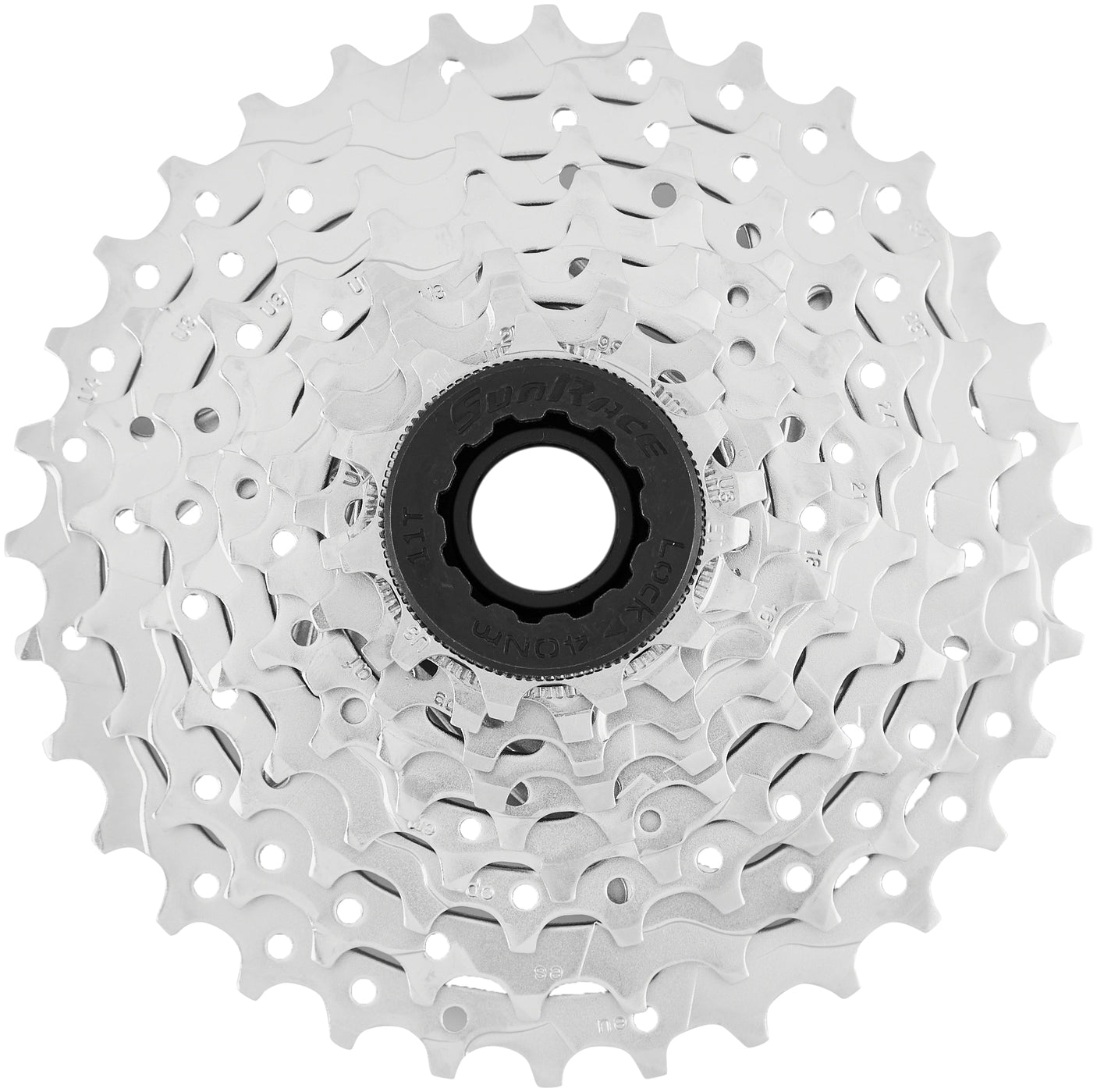 SunRace CSM96 cassette 9-speed zilver