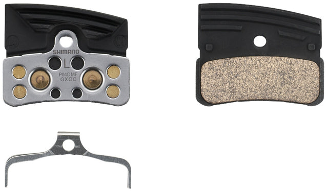 Shimano remblok schijfrem P04C-MF, metaal met koelribben