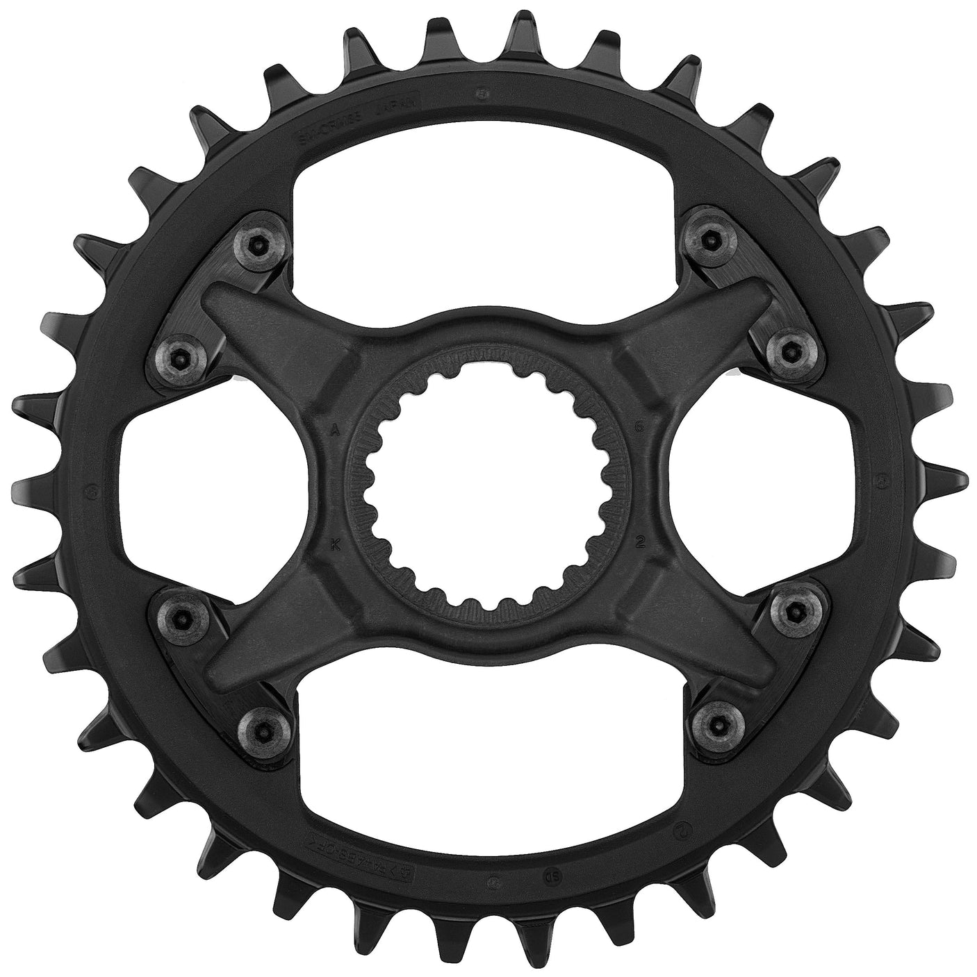 Shimano Deore XT SM-CRM85 kettingblad DM 1x12-speed voor FC-M8100 | FC-M8120 | FC-M8130 zwart