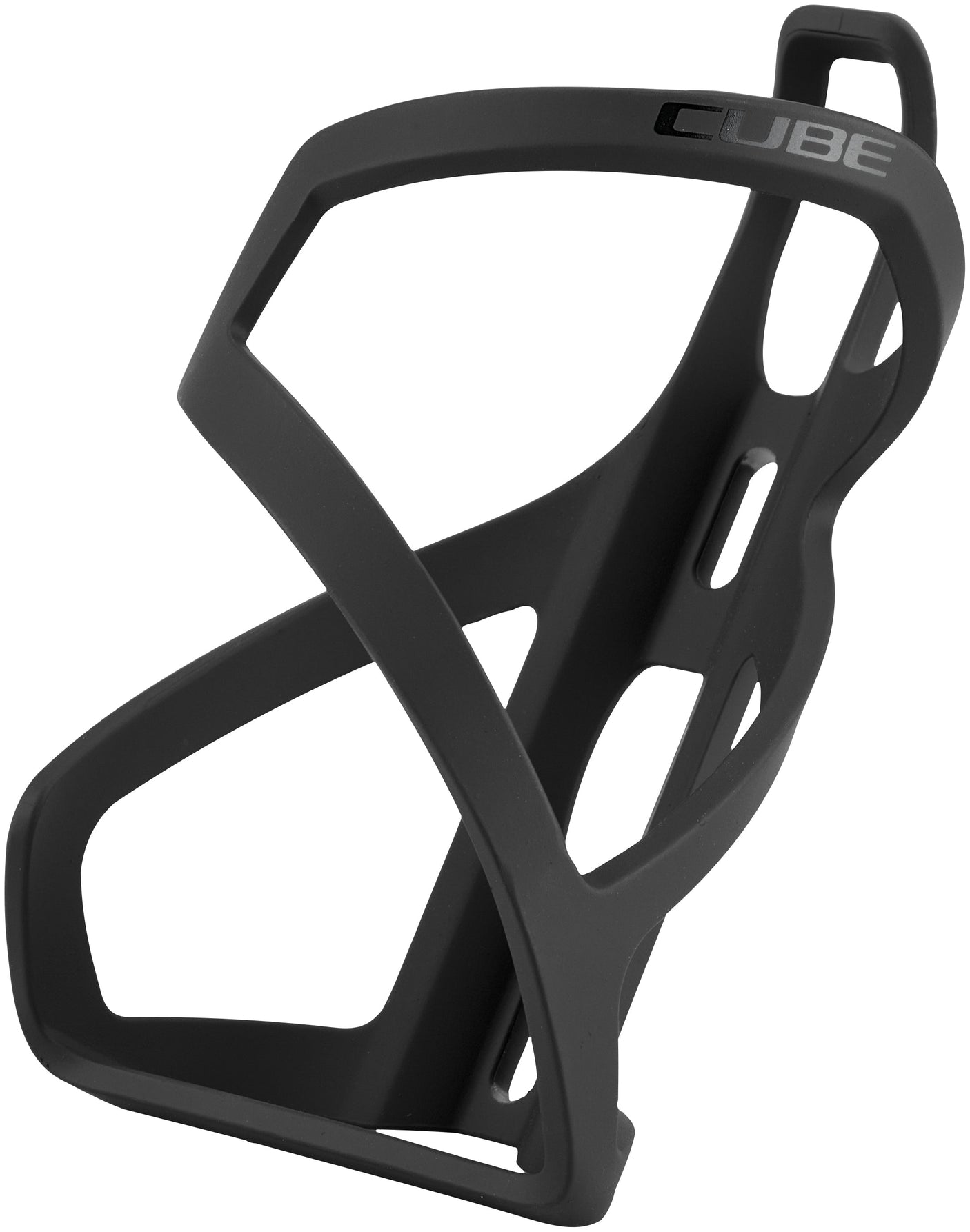 CUBE Bidonhouder HPP Linker Zijvak mat zwart´n´glossy zwart