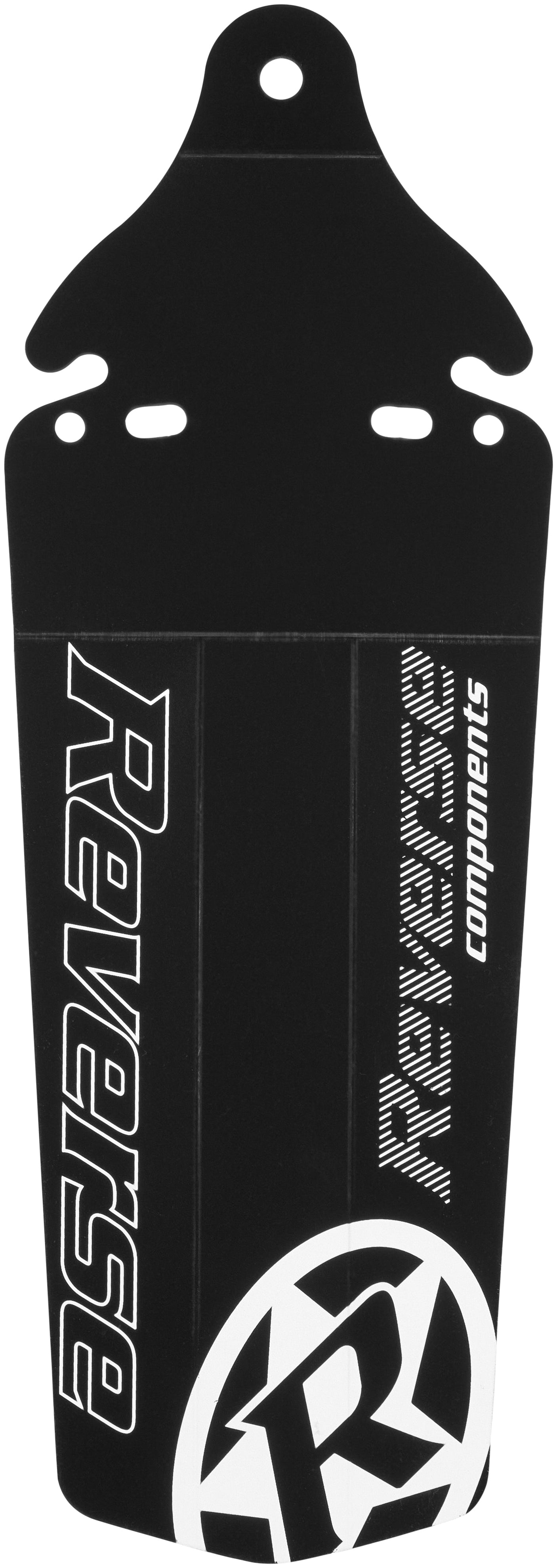 Reverse zadel spatbord zwart