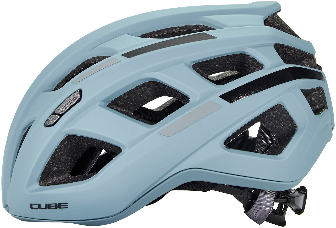 CUBE Helm ROAD RACE storm blauw