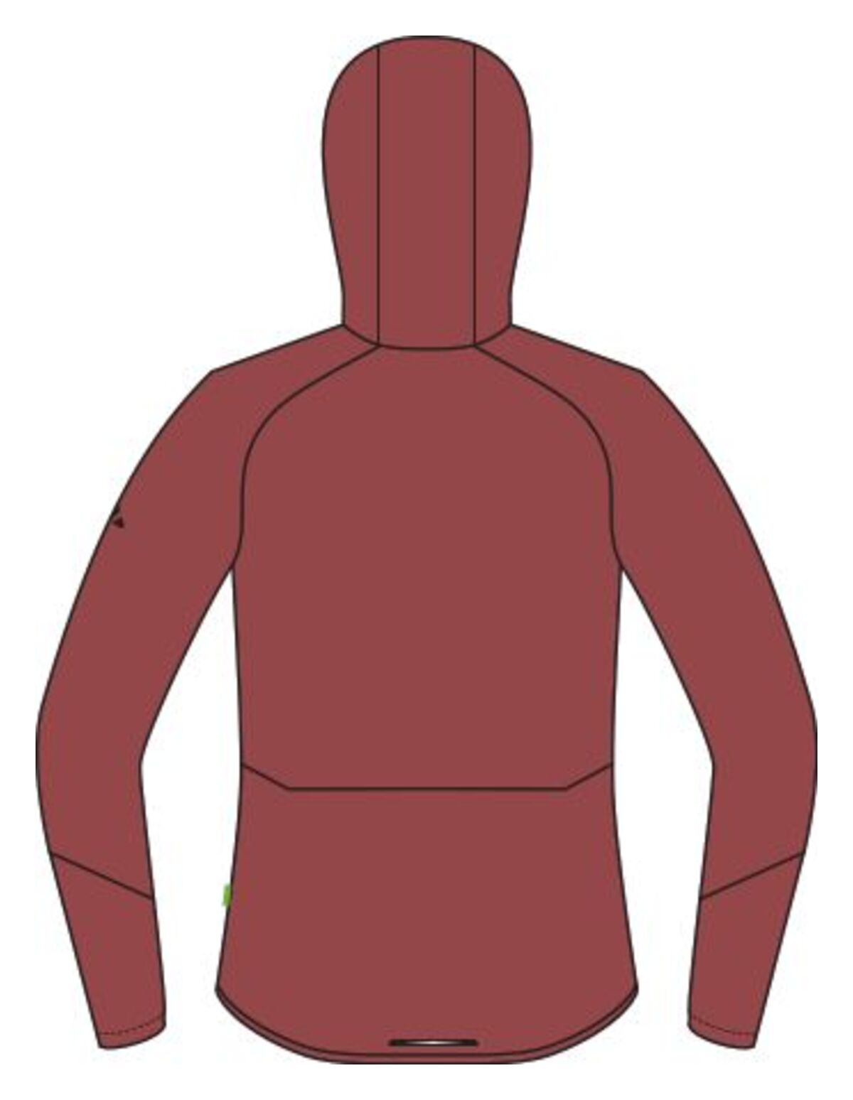 VAUDE Loamer Rain Jacket Dames oranje