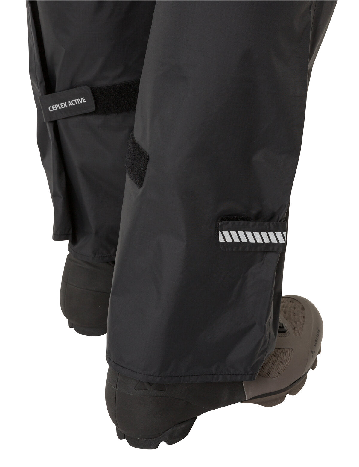 VAUDE Drop Pants II Heren zwart/zwart