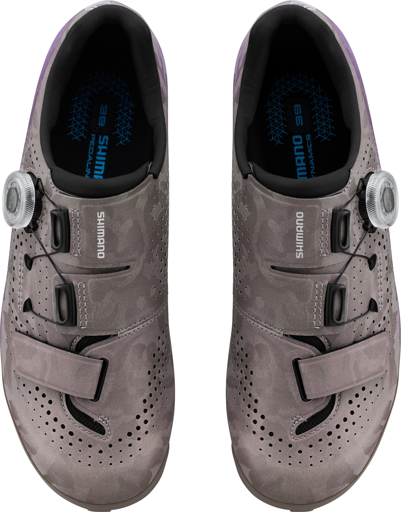 Shimano RX600W Gravel-schoenen Dames grijs/paars