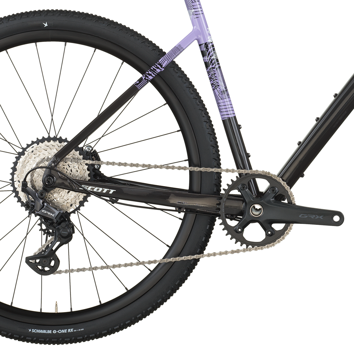 Scott Speedster Gravel 10 carbon zwart/tulp paars