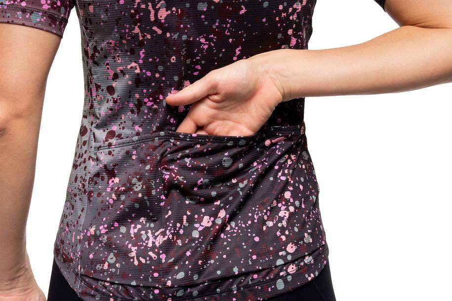 Cube WS Trikot CMPT Sprinkle korte mouw groen