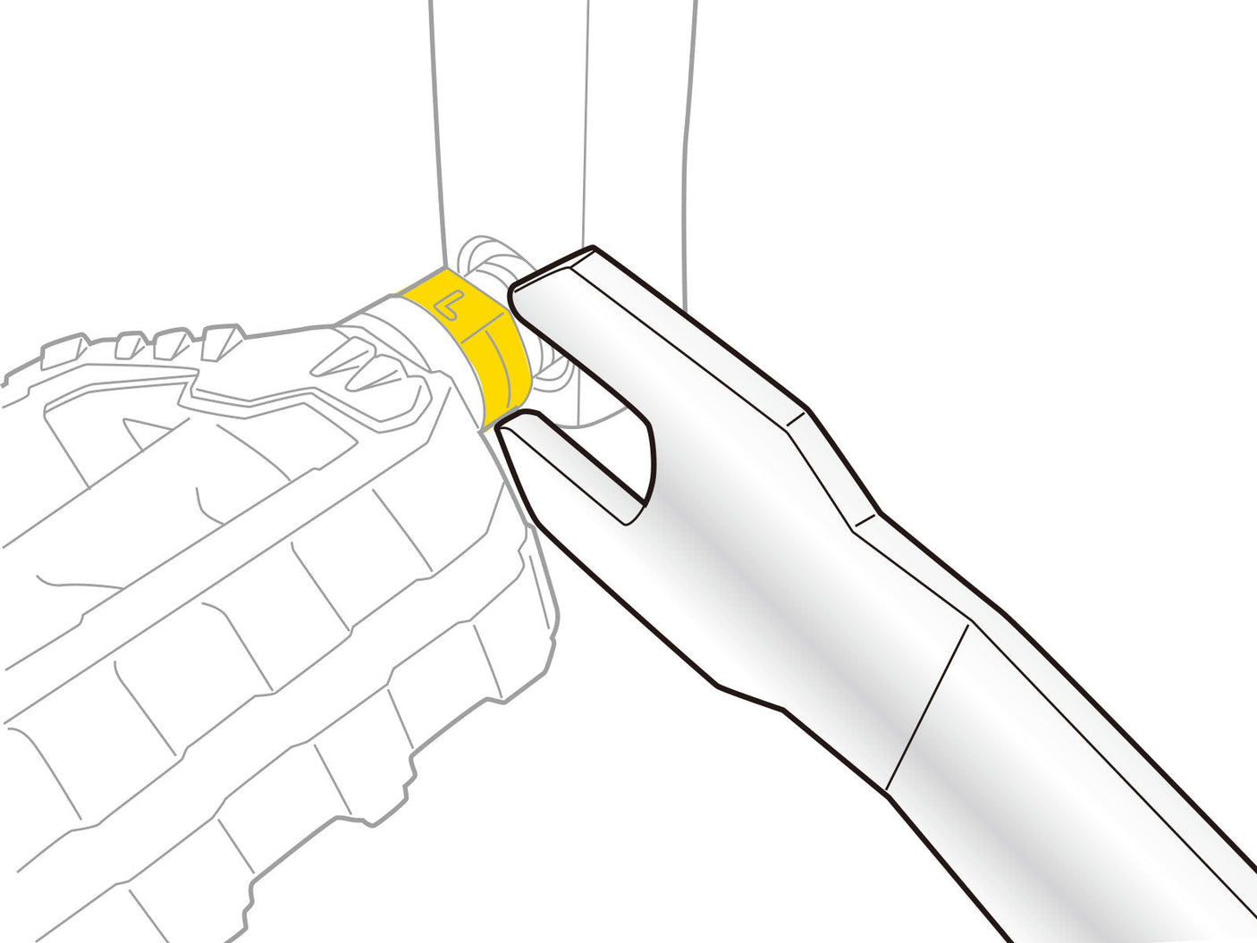 Topeak Pedal sleutel 15mm