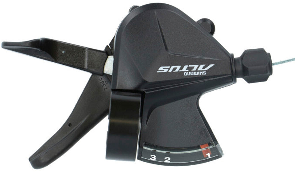 Shimano Altus SL-M2010 Rapidfire Plus 3-speed linker shifter zwart