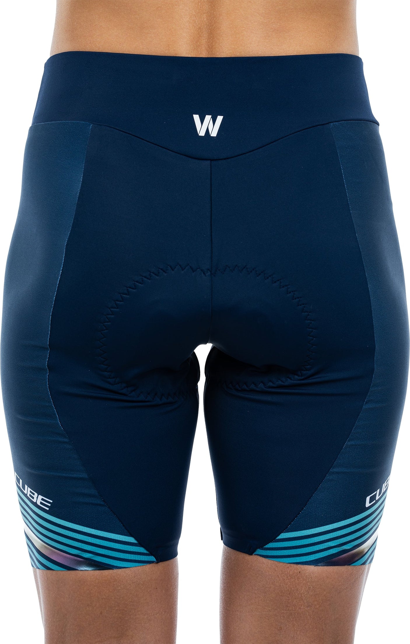 CUBE TEAMLINE WS korte fietsbroek blue´n´mint