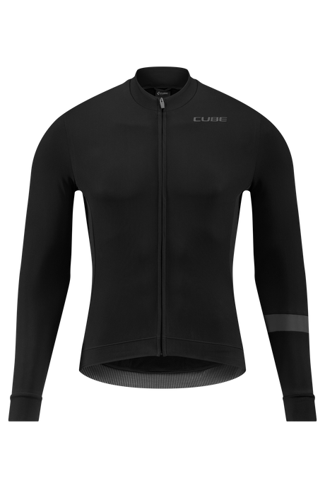 CUBE BLACKLINE shirt lange mouwen black heren