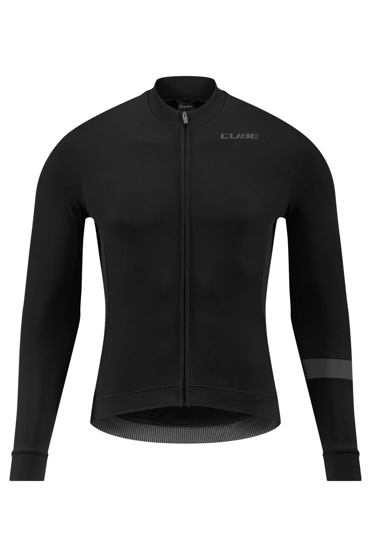 CUBE BLACKLINE shirt lange mouwen black heren