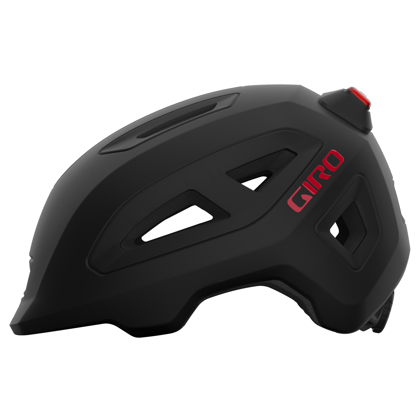 Giro Scamp II helm mat zwart/rood