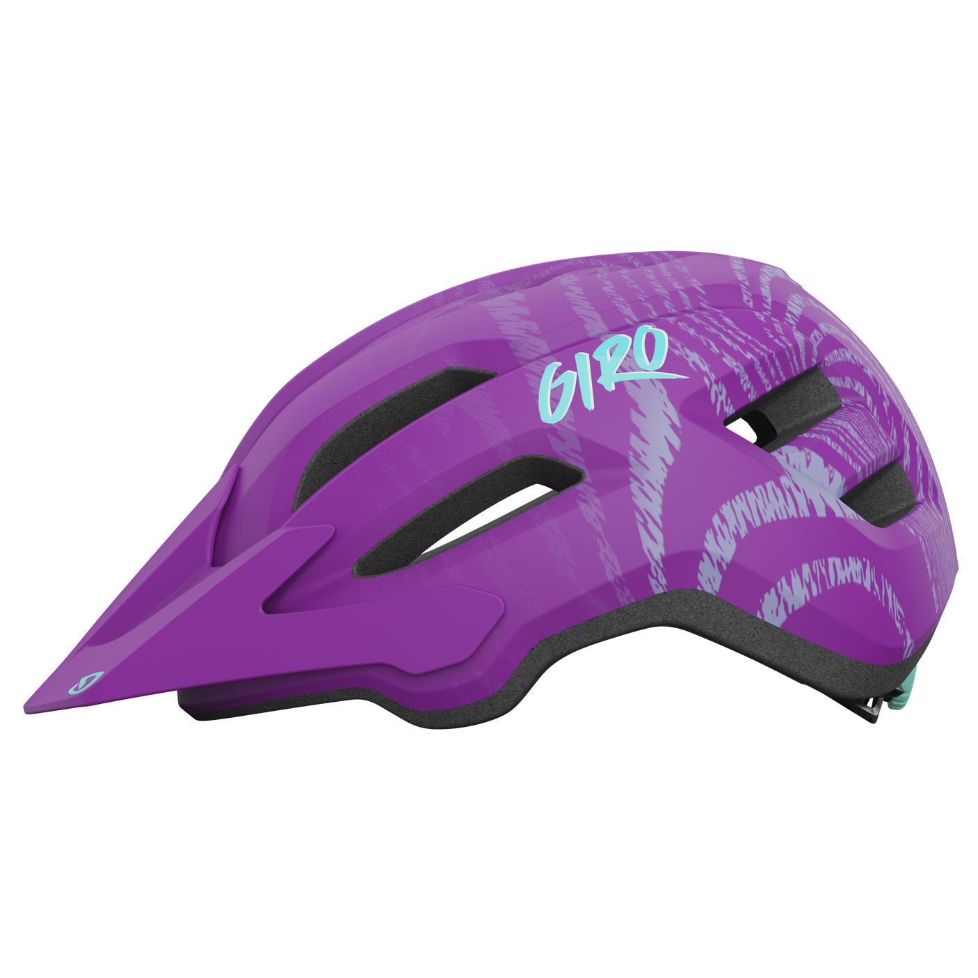 Giro Fixture II Y helm mat paars ripple