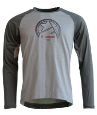 Zimtstern PureFlowz Shirt LS Heren Glacier Grey Melange/Gun Metal – aktuelle Variante