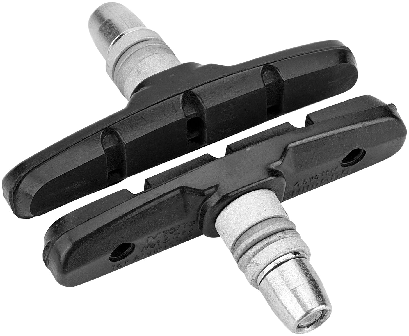 Shimano M70T3 remblokken voor LX/Deore grijs/zwart