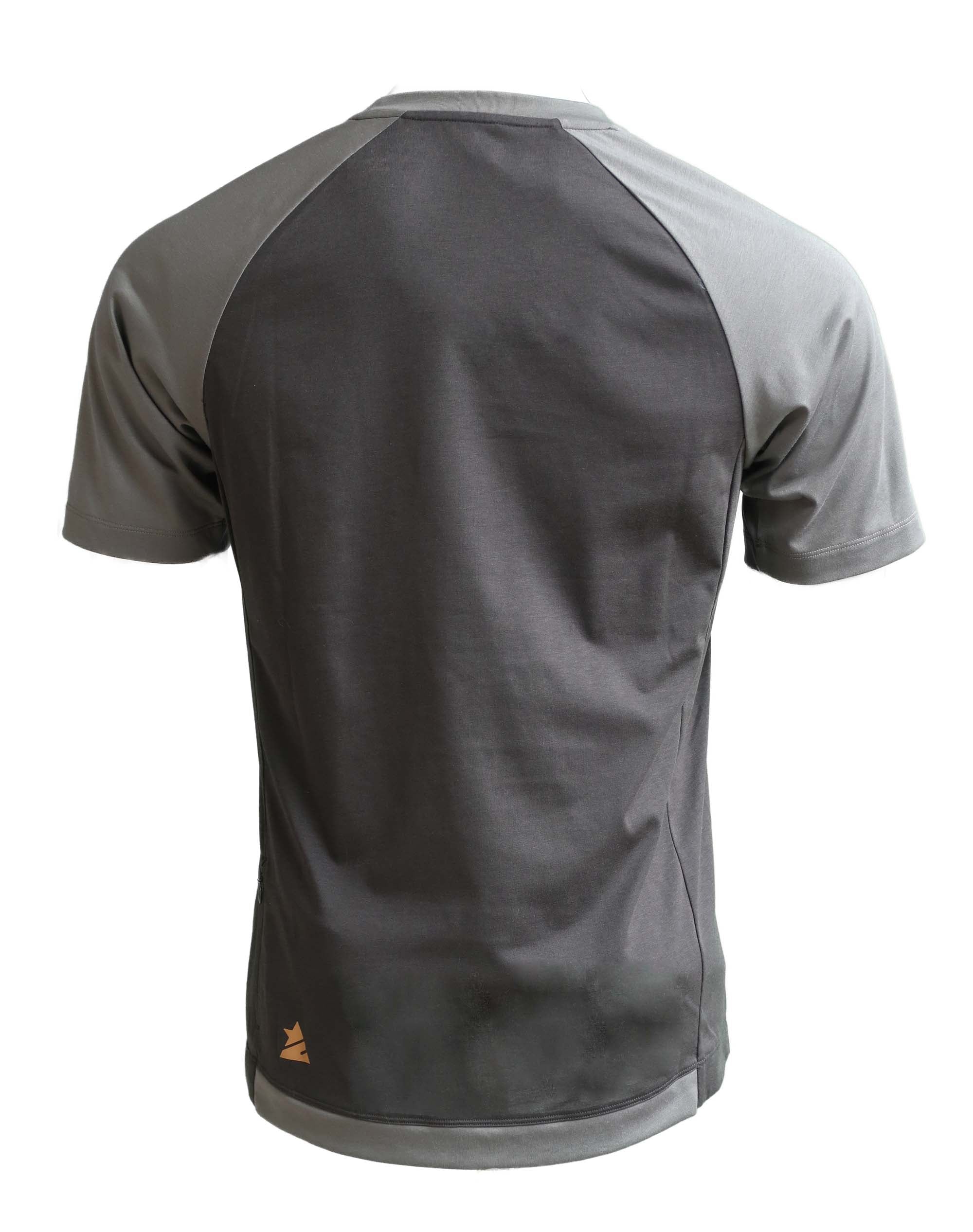 Zimtstern PureFlowz Shirt SS Heren Pirate Black/Gun Metal