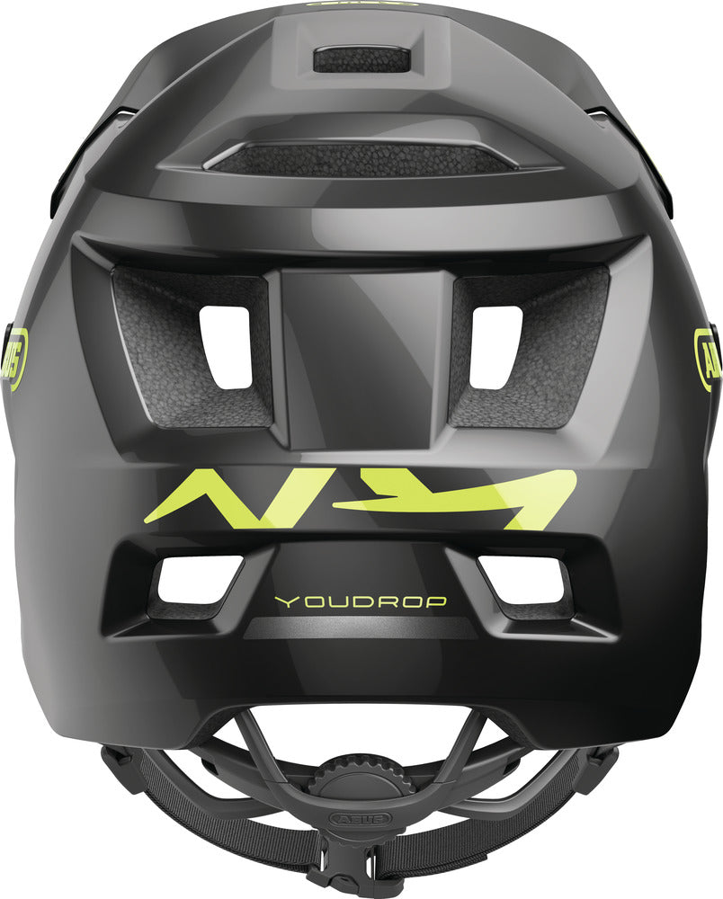 ABUS Youdrop Helm Kids glanzend zwart