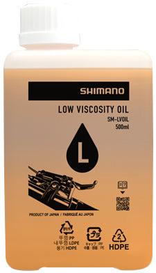 Shimano LV-Oil mineraalolie lage viscositeit, 500ml