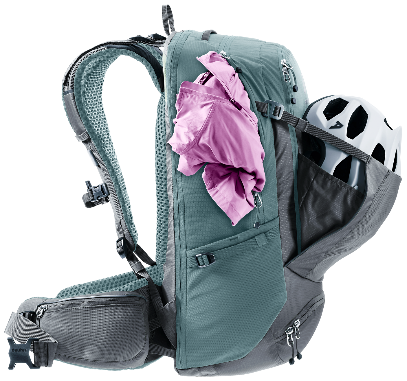 deuter Trans Alpine Pro 28 fietsrugzak graphite-shale