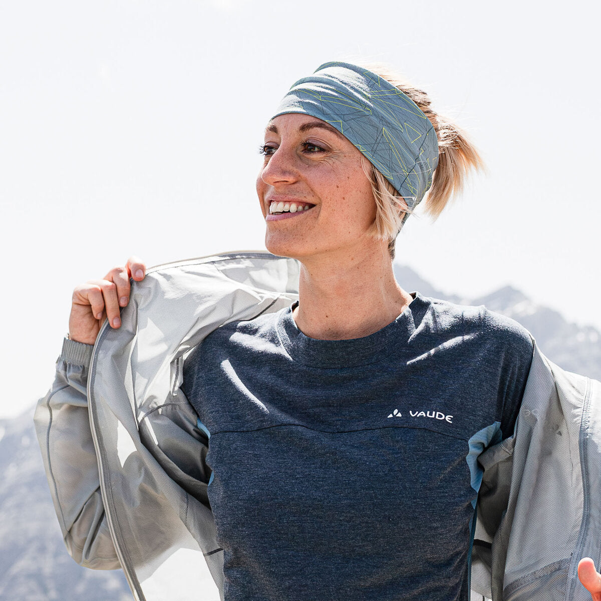 VAUDE Cassons Hoofdband zwart/haver