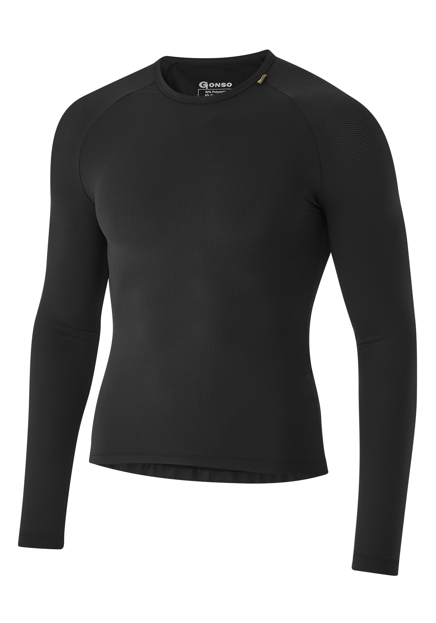 Gonso Base Shirt Longsleeve Heren Zwart