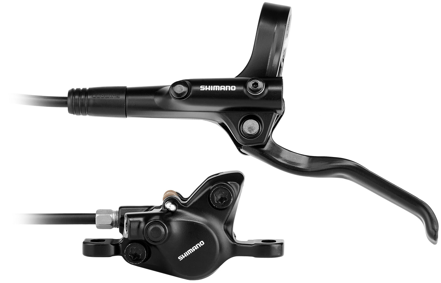 Shimano MT200 Schijfrem VR PM B01S Resin zwart