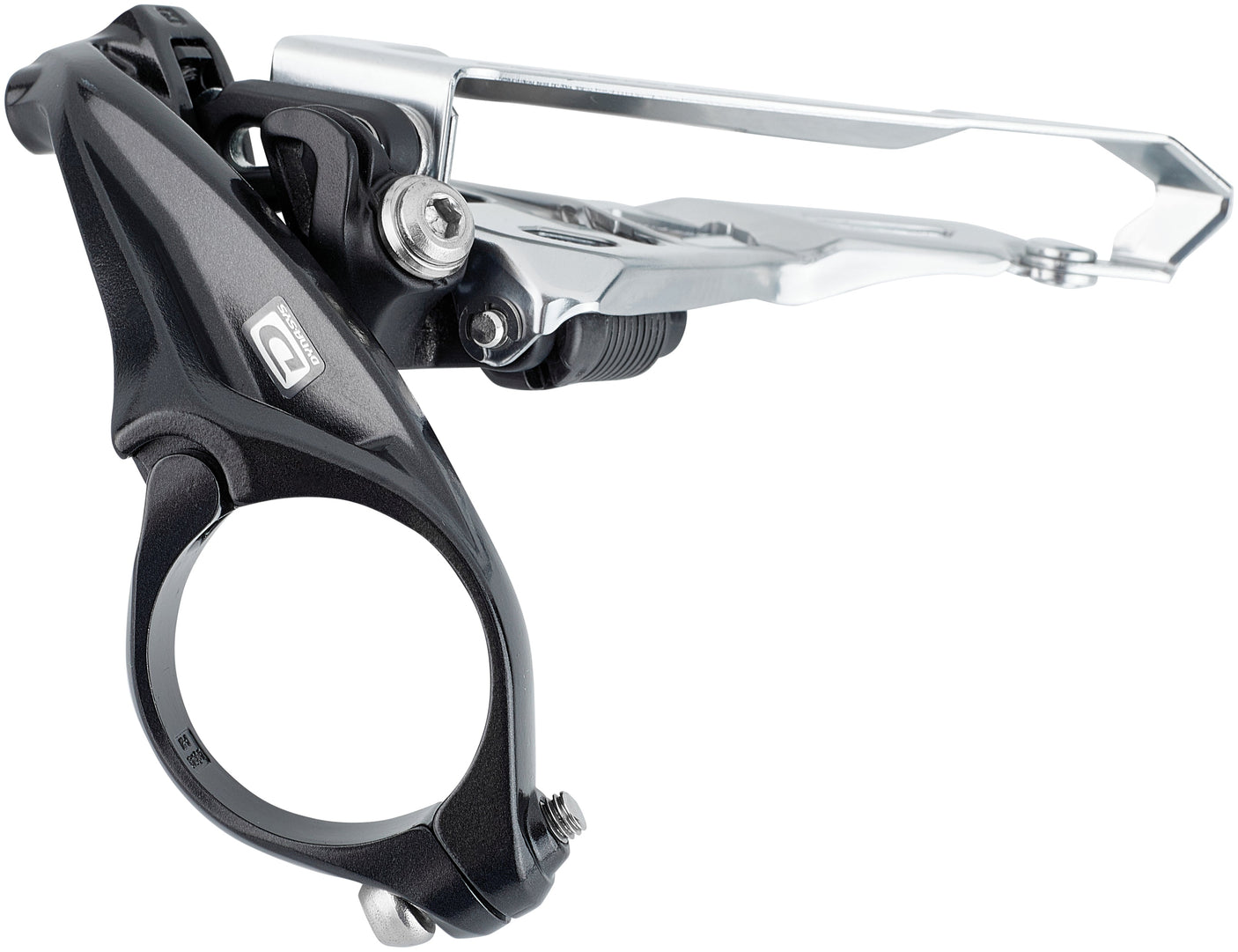 Shimano Deore MTB FD-M6000 Voorderailleur 3x10-speed Side Swing Klem Hoog zwart/zilver