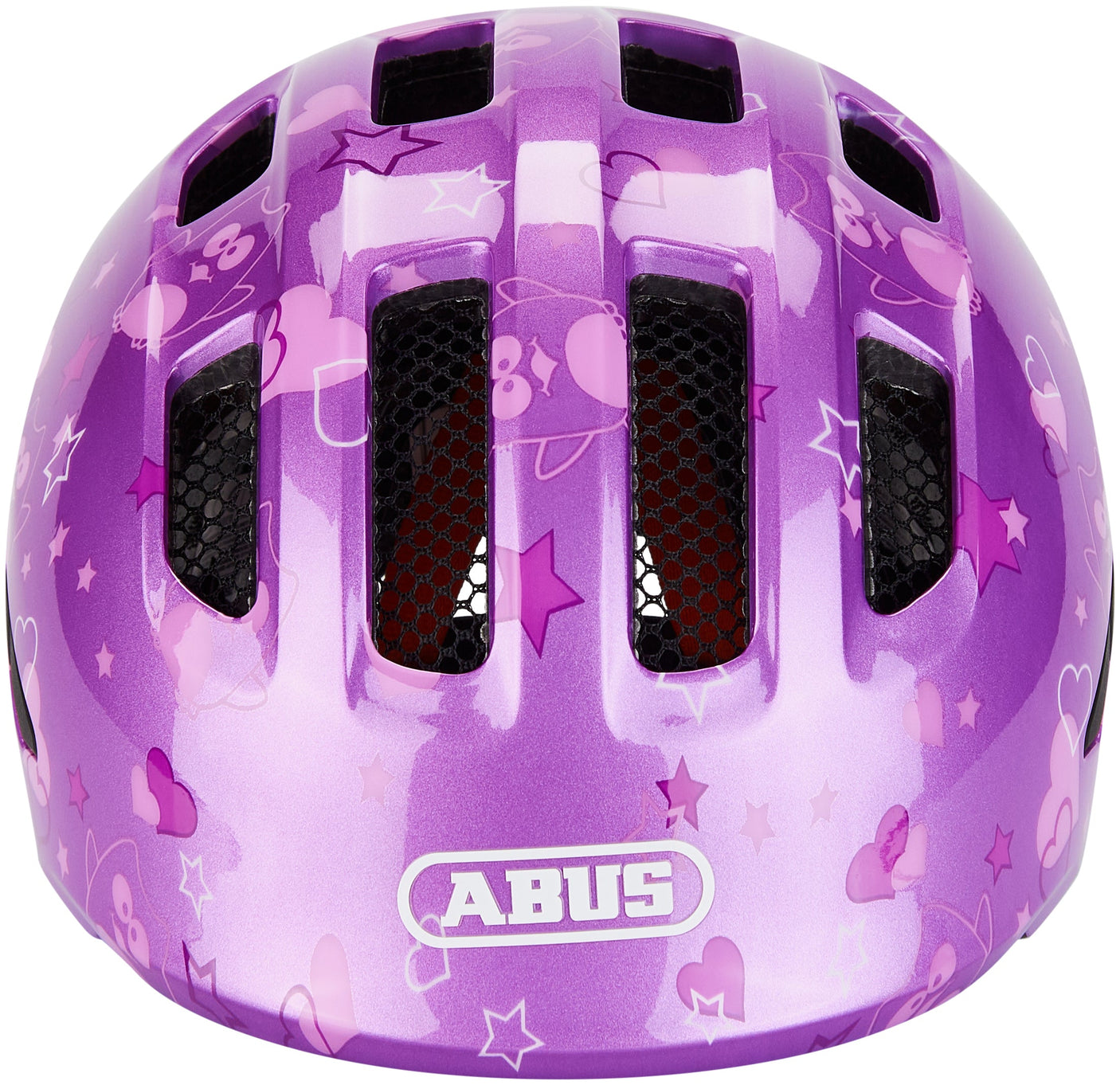ABUS Smiley 3.0 Helm Kids paars ster