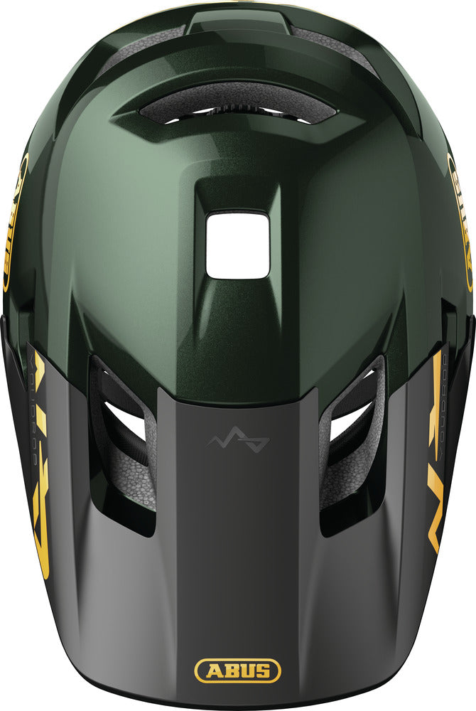 ABUS Youdrop Helm Kids mosgroen