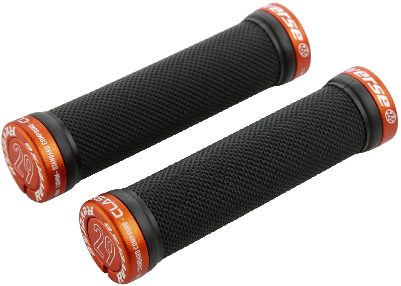 Reverse Lock-On handvatten zwart/oranje