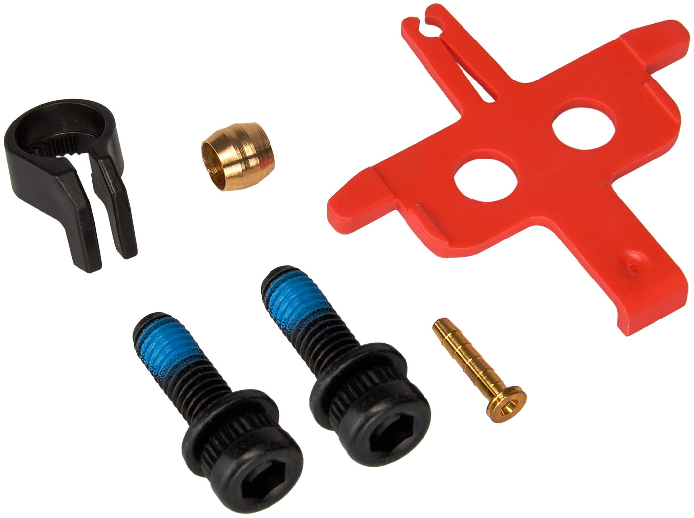 Shimano MT200 Schijfrem VR PM B01S Resin zwart